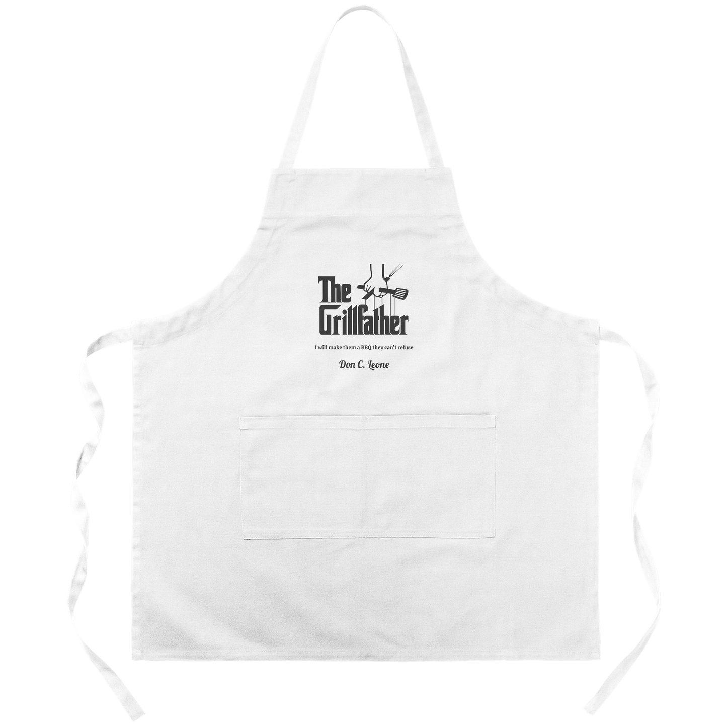 The Grillfather Apron – Personalized BBQ Apron for Dad, Husband, or Grill Legend