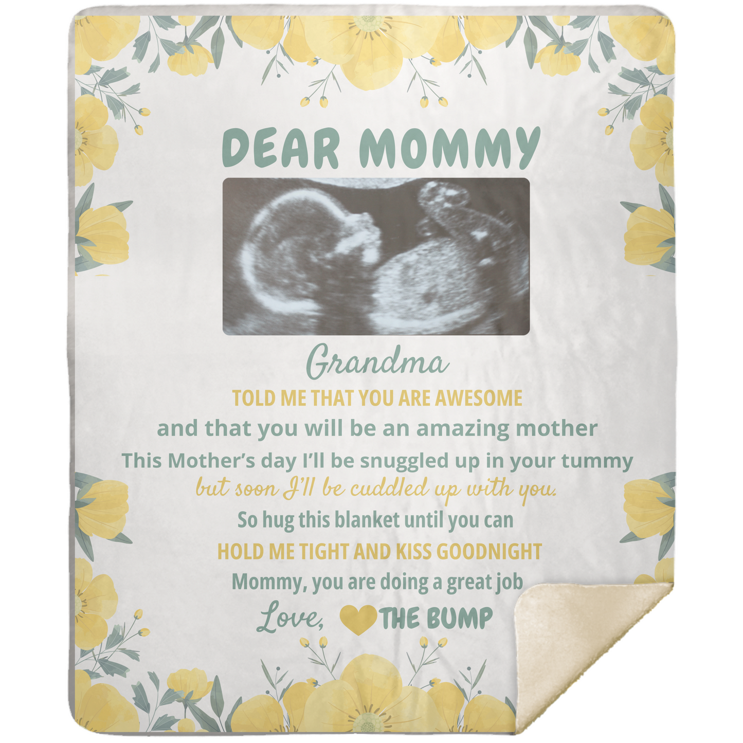 Dear Mommy Personalized Blanket