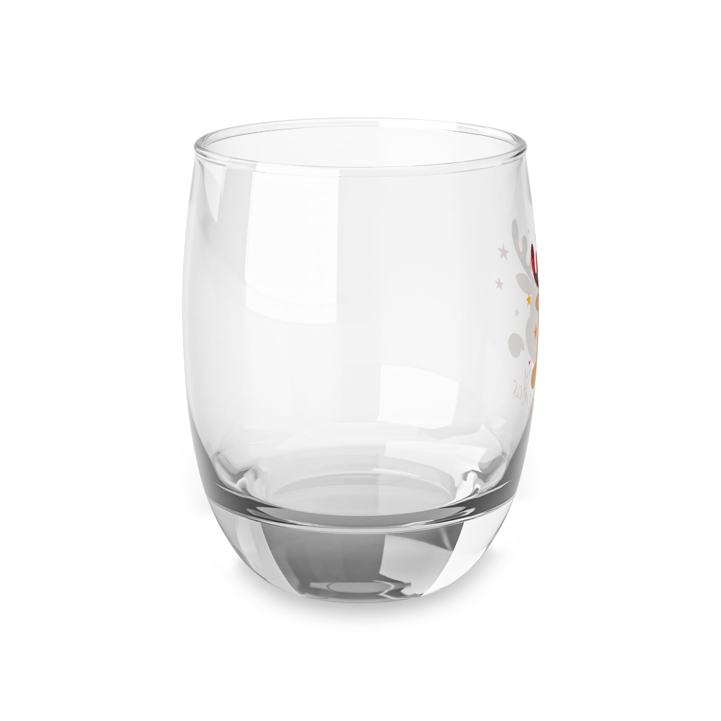 Reindeer Whiskey Glass