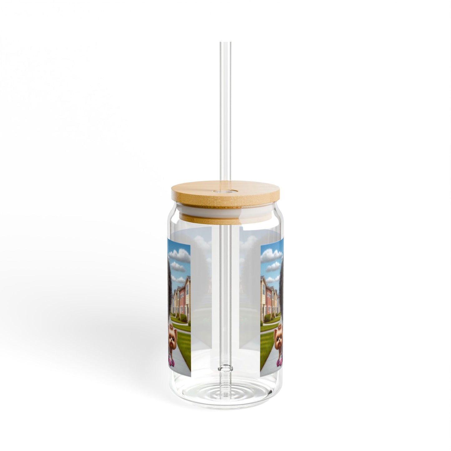 Mimi - 16oz Sweet Serenity Frosted Glass Cup