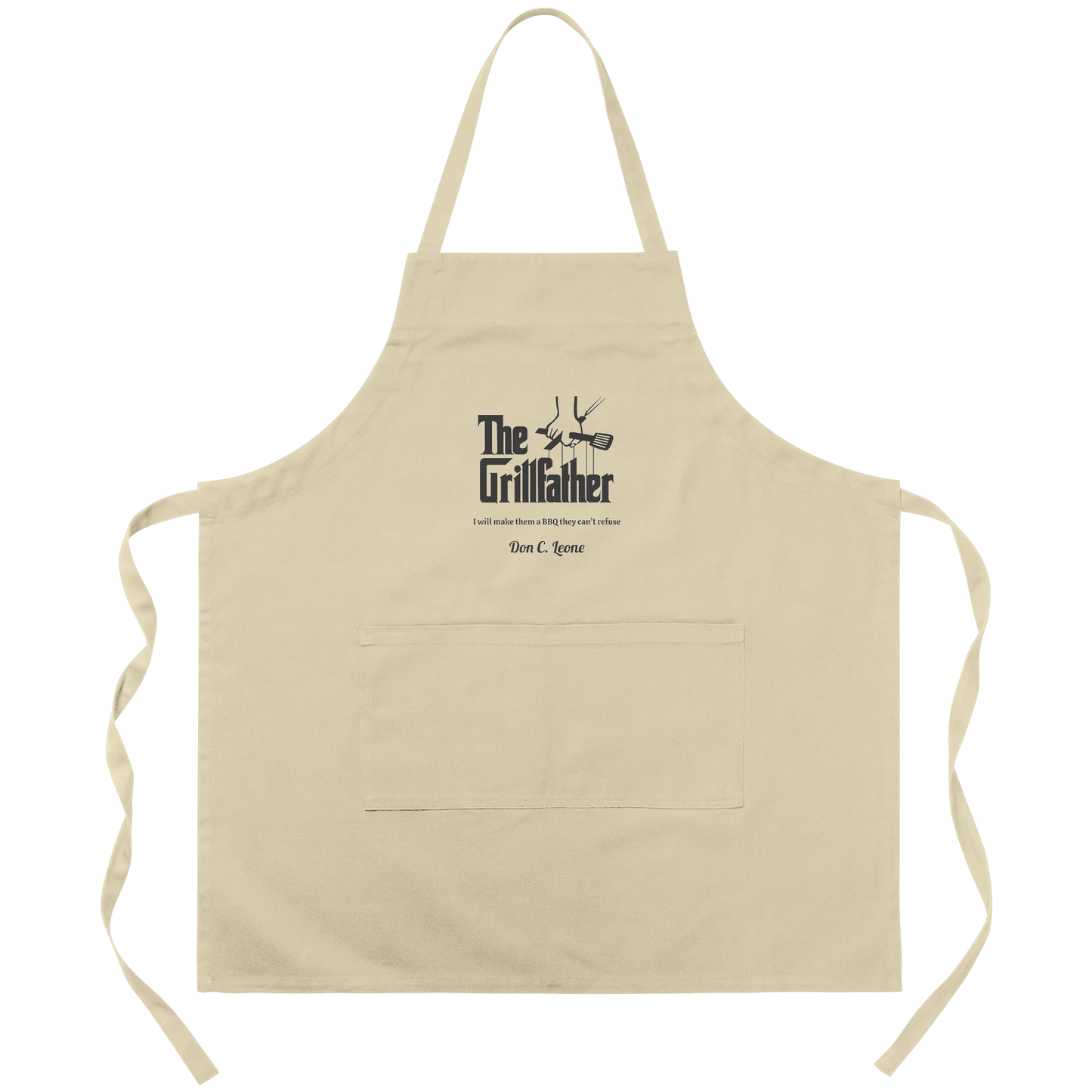 The Grillfather Apron – Personalized BBQ Apron for Dad, Husband, or Grill Legend