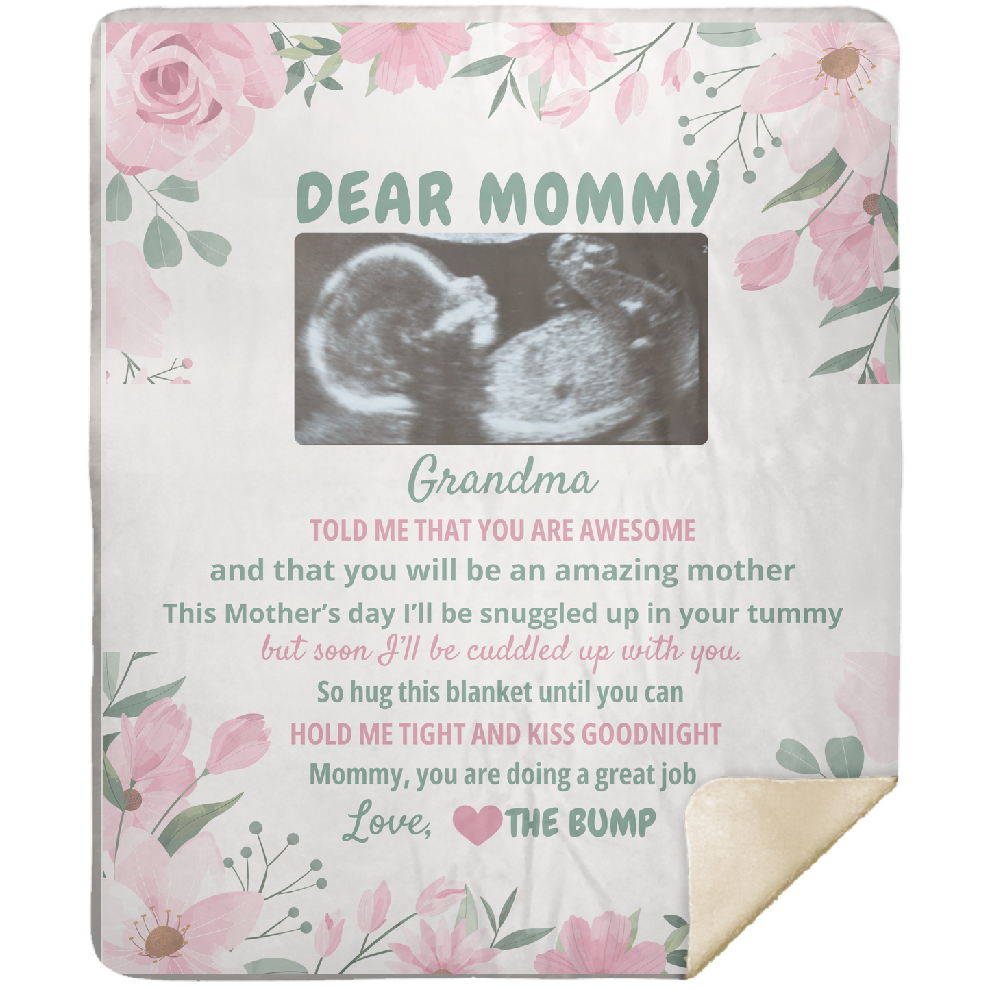 Dear Mommy Personalized Blanket