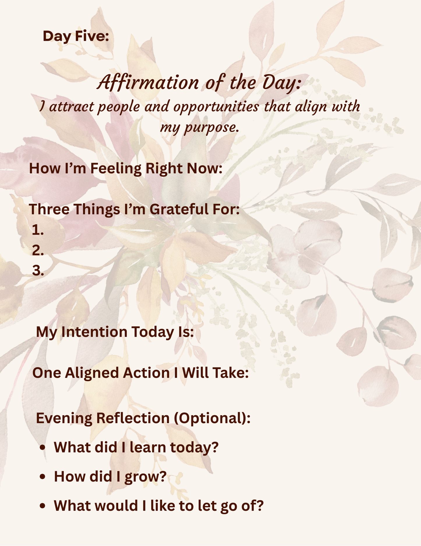 Affirm & Align – A 30-Day Soul Expansion Journal (Digital Download)