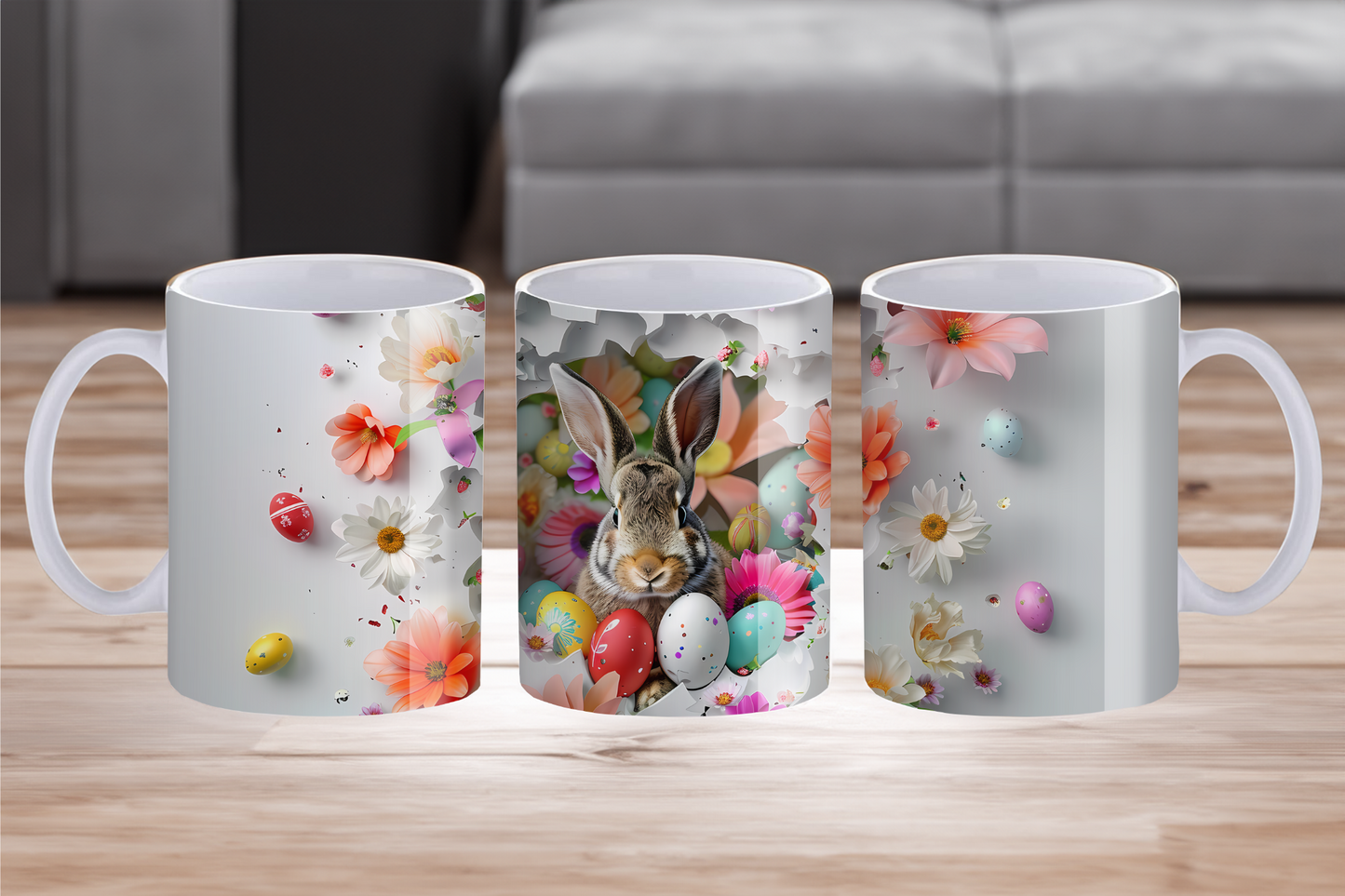Bunnies & Flowers