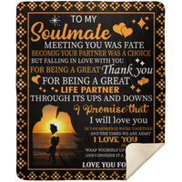 Soulmate Sherpa Blanket 50x60