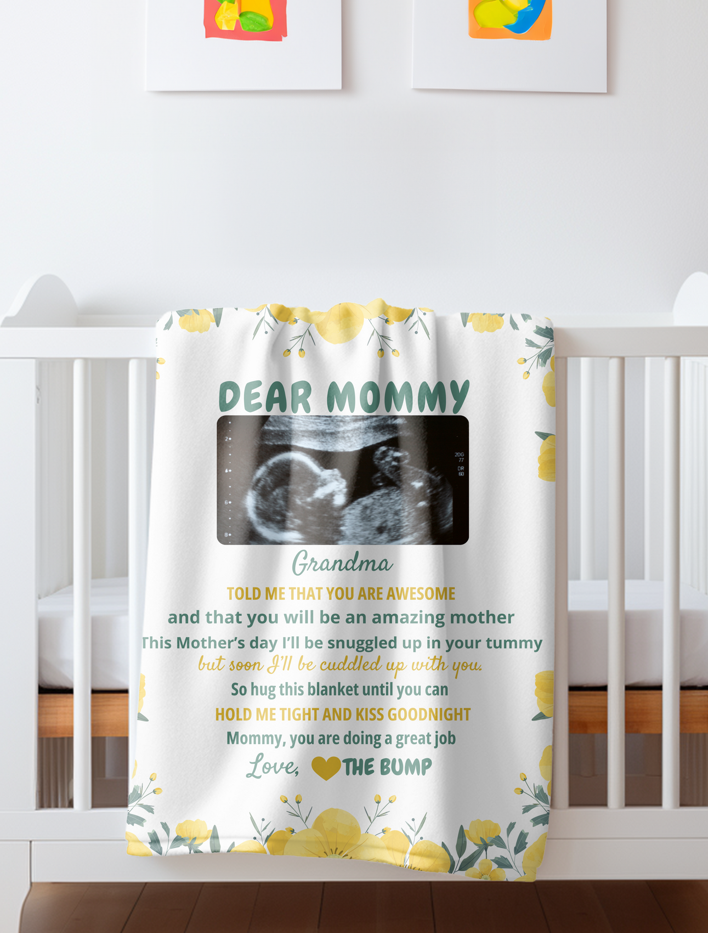 Dear Mommy Personalized Blanket