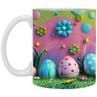 Hunting for Eggs 11oz White Mug