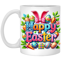 Dotted Bow 11oz White Mug