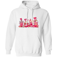 Valentine Mocha Pullover Hoodie