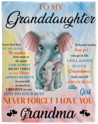 Granddaughter Fleece Blanket - 60x80