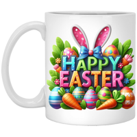 Happy Ears 11oz White Mug