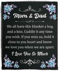 Mom & Dad Fleece Blanket - 50x60