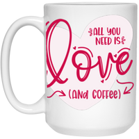 Valentine15oz White Mug- white