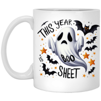 Boo Sheet 11oz White Mug