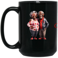 Elderly Love 15oz Black Mug