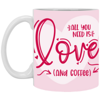 Love & Coffee11oz White Mug