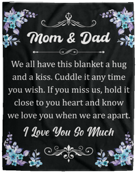 Mom & Dad Fleece Blanket - 60x80