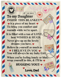 Daughter Fleece Blanket - 60x80