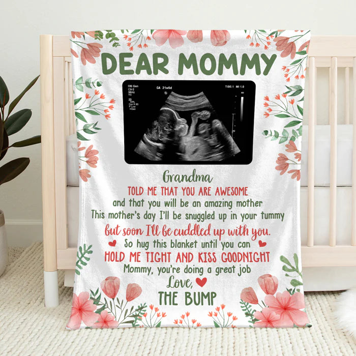 Dear Mommy Personalized Blanket