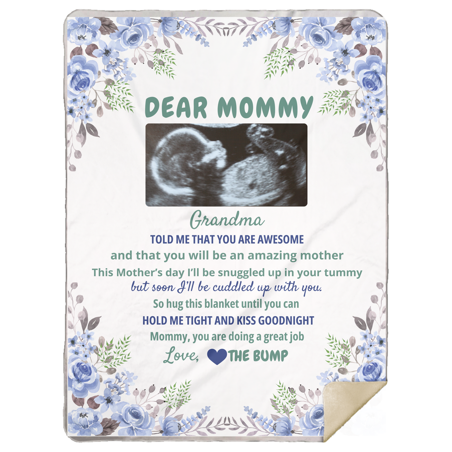 Dear Mommy Personalized Blanket