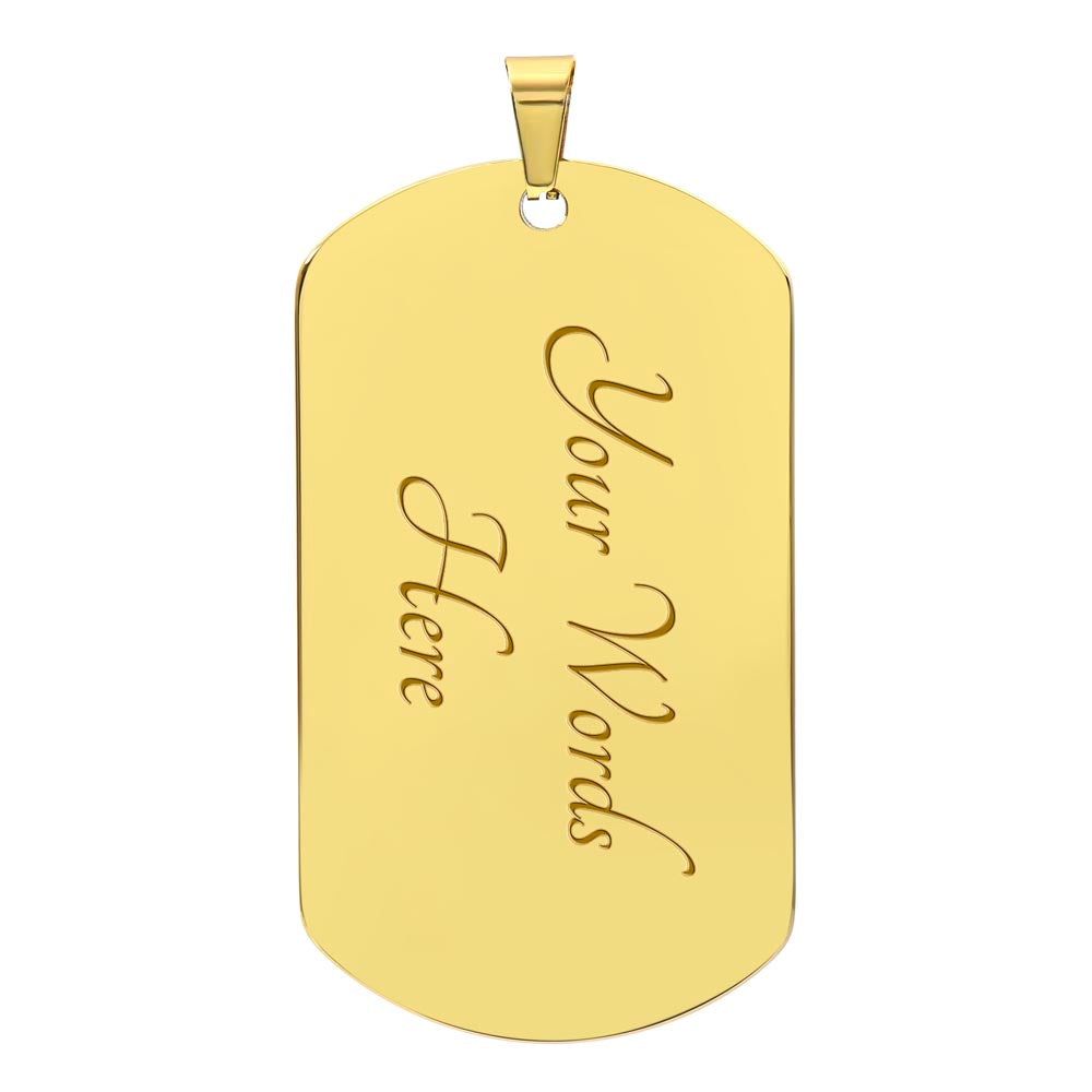 Graduation Dog Tag Necklace – A Powerful Tribute to Achievement and New Beginnings