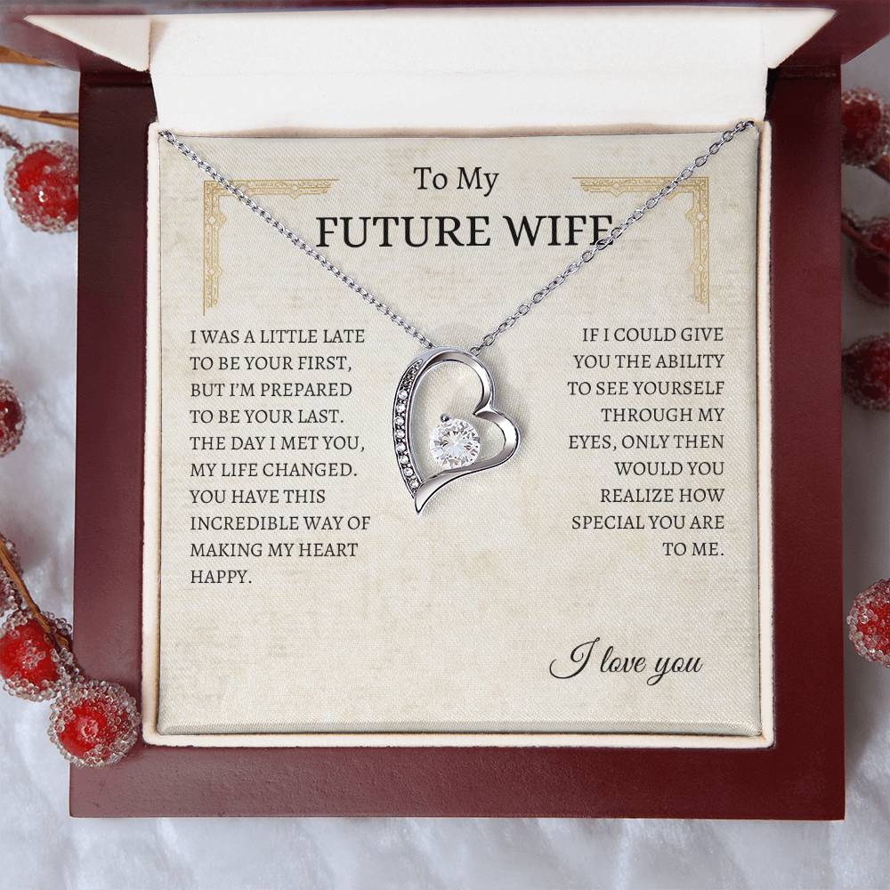 Forever Love Necklace – A Heartfelt Promise to My Future Wife