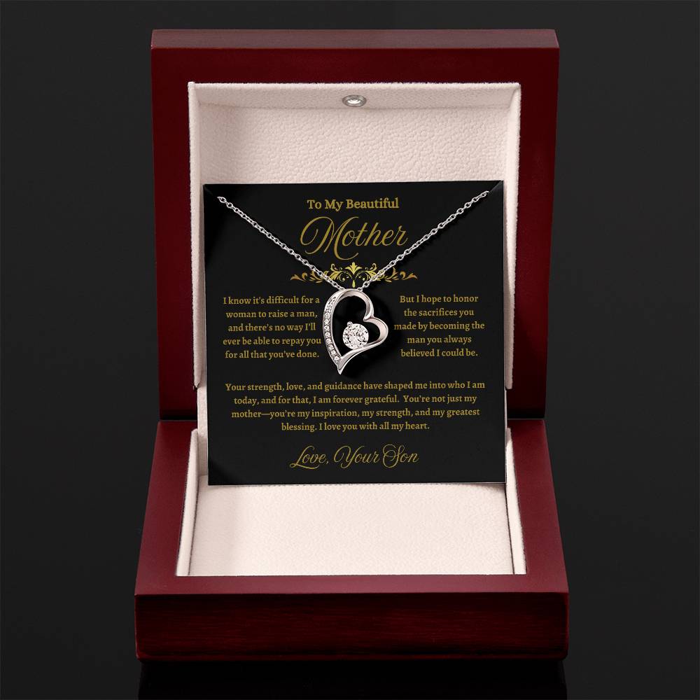 Beautiful Mother Heart Pendant – A Timeless Tribute of Love