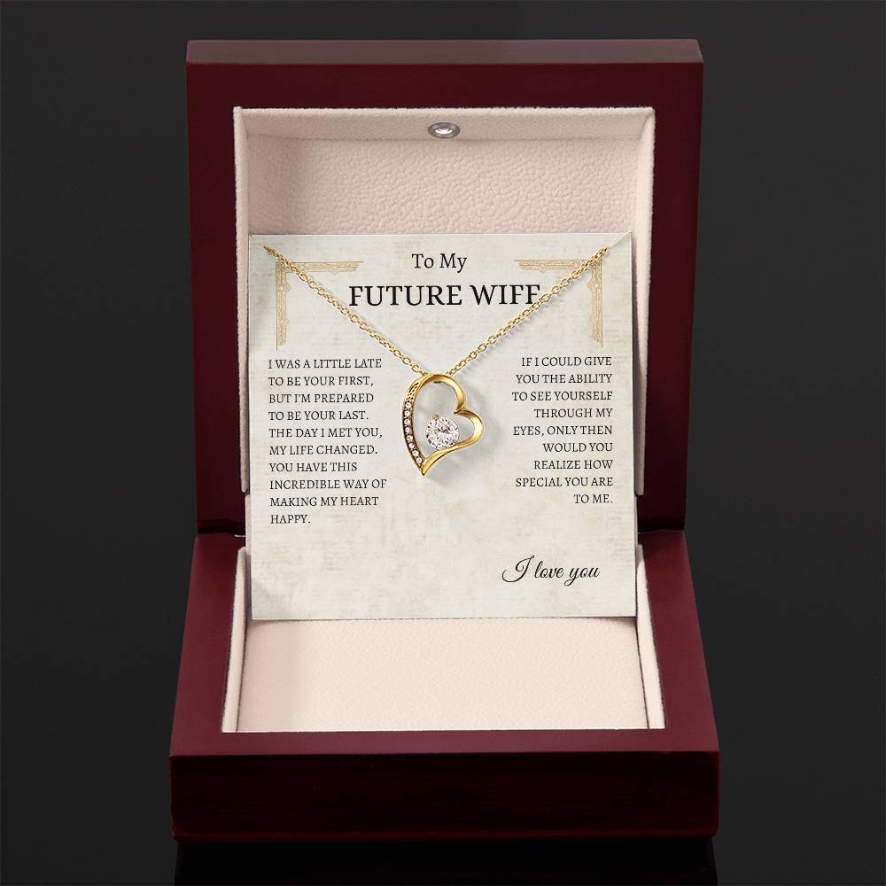 Forever Love Necklace – A Heartfelt Promise to My Future Wife