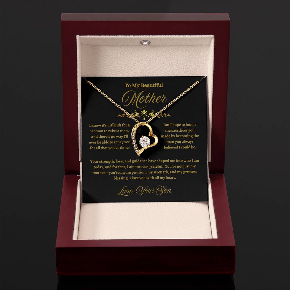 Beautiful Mother Heart Pendant – A Timeless Tribute of Love