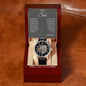 Openwork Watch- Gift for Son