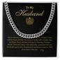 My King, My Husband- Cuban Link Necklace
