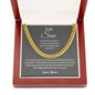 Cuban Link Chain – A Bold Gift of Pride and Strength for Son