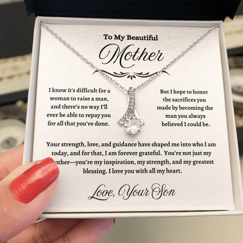 Alluring Beauty Necklace – A Timeless Tribute to Mom