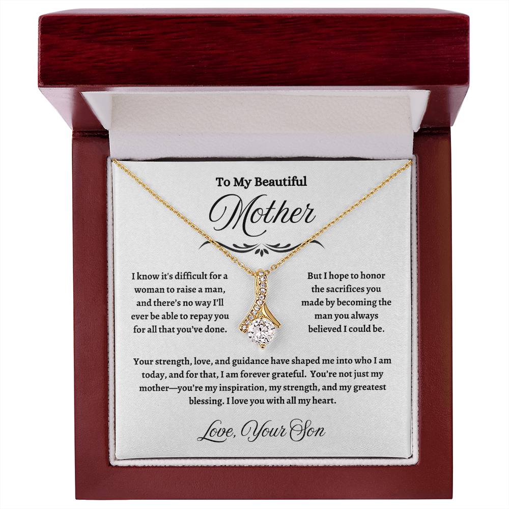 Alluring Beauty Necklace – A Timeless Tribute to Mom