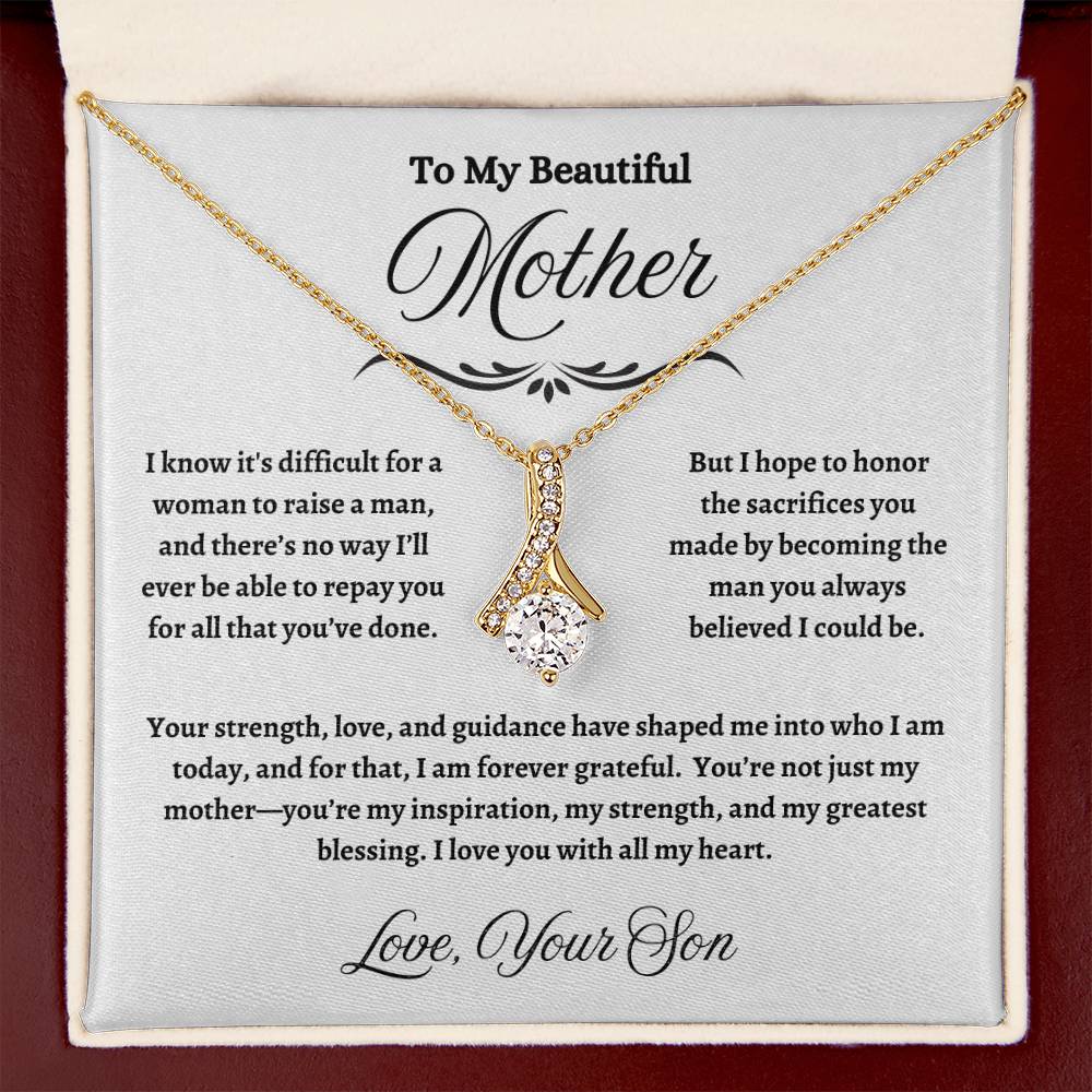 Alluring Beauty Necklace – A Timeless Tribute to Mom