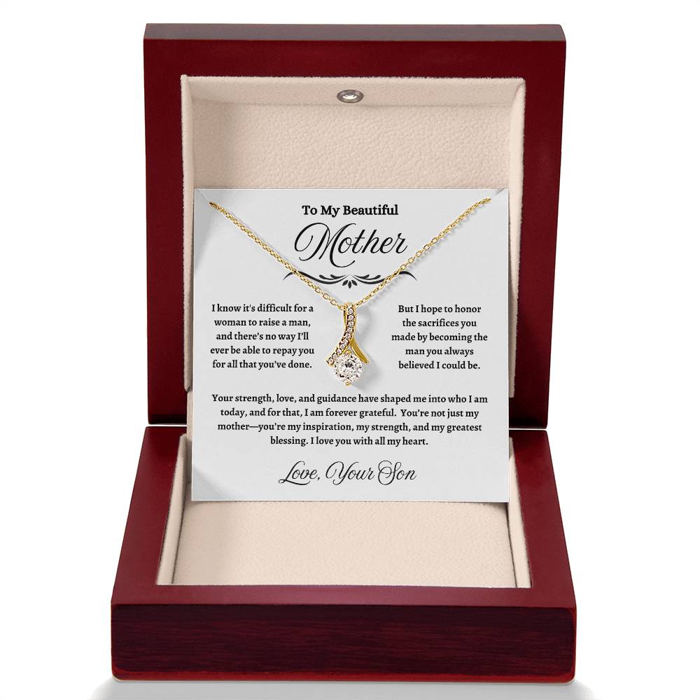 Alluring Beauty Necklace – A Timeless Tribute to Mom