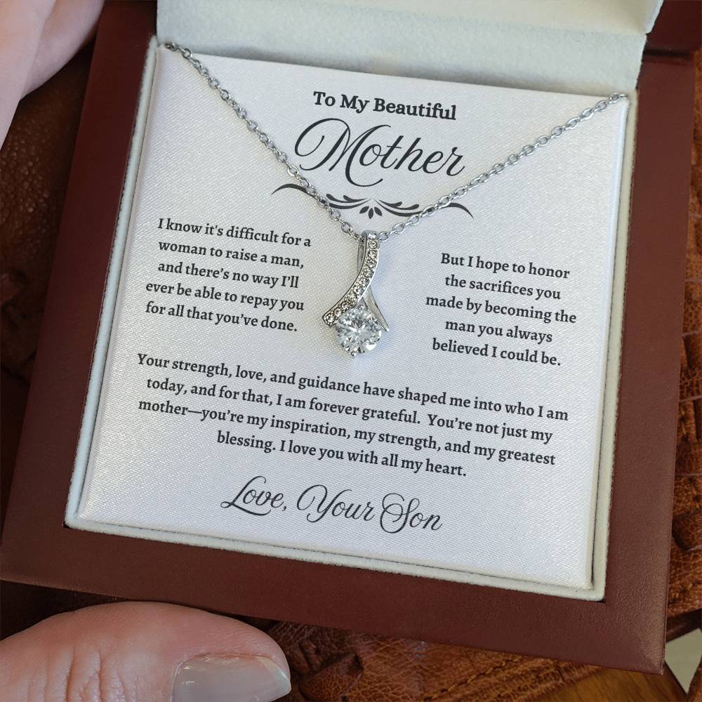Alluring Beauty Necklace – A Timeless Tribute to Mom