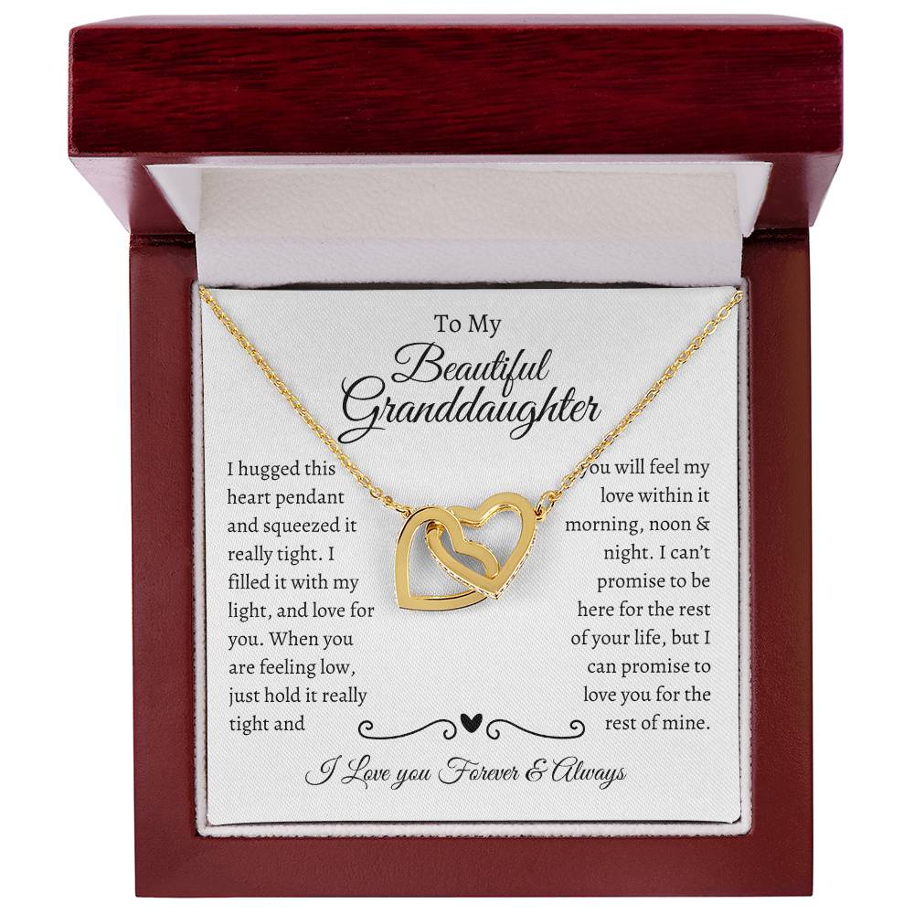 Interlocking Hearts Necklace – A Timeless Gift for Granddaughter