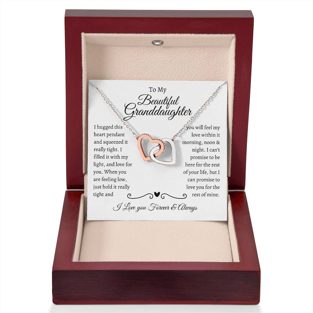 Interlocking Hearts Necklace – A Timeless Gift for Granddaughter