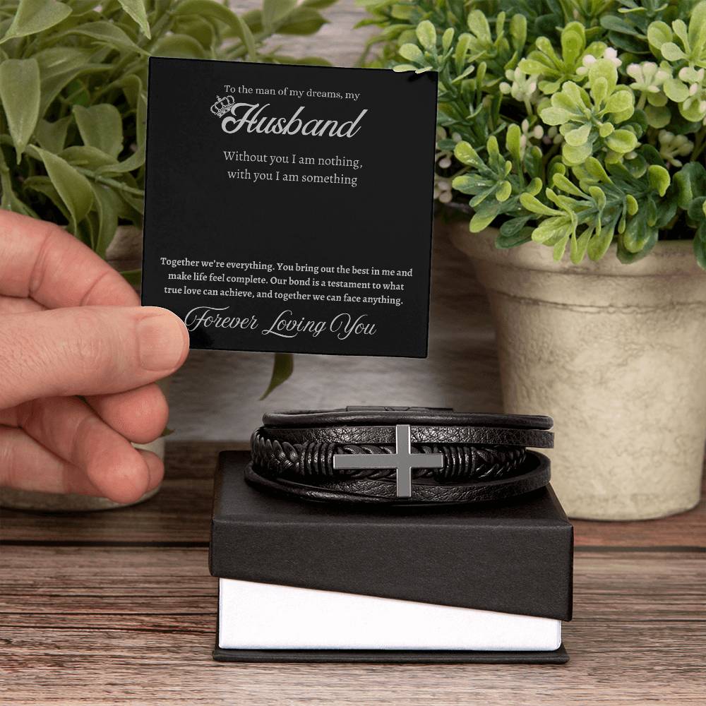 Faith Cross Bracelet – A Powerful Gift for Husband from Wife