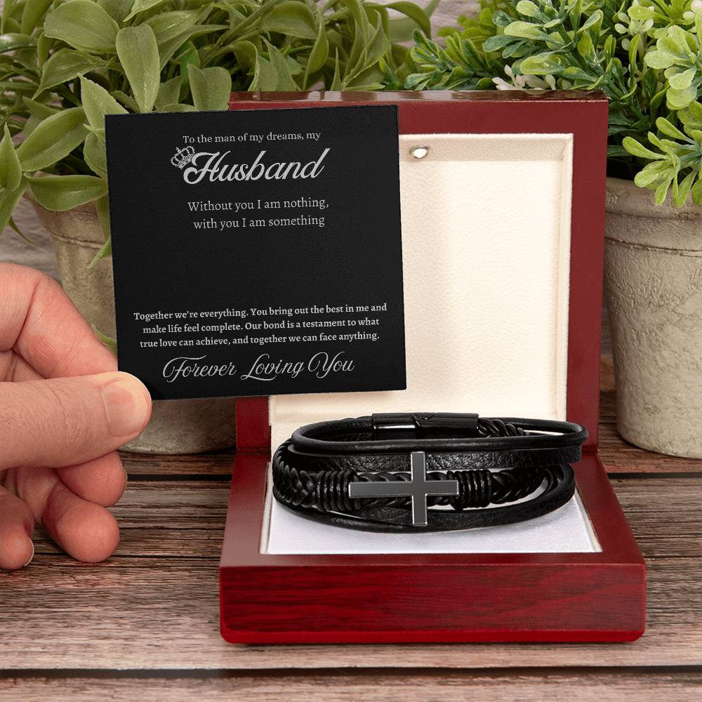 Faith Cross Bracelet – A Powerful Gift for Husband from Wife