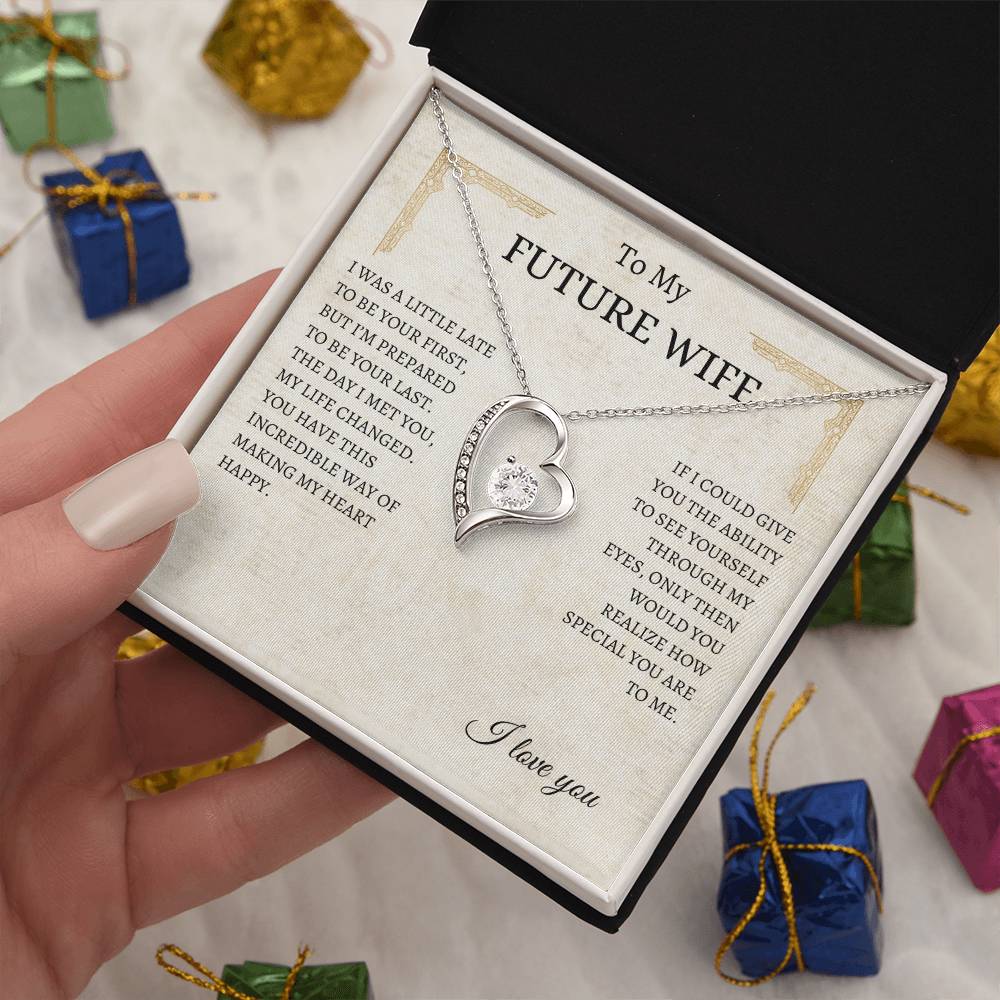 Forever Love Necklace – A Heartfelt Promise to My Future Wife