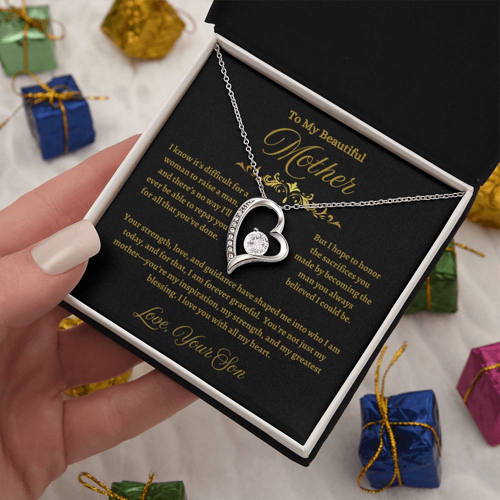 Beautiful Mother Heart Pendant – A Timeless Tribute of Love