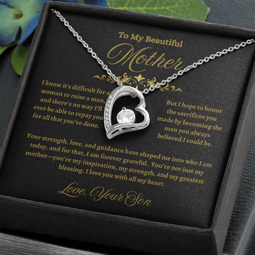 Beautiful Mother Heart Pendant – A Timeless Tribute of Love