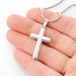 Cross Necklace – A Faithful Gift of Strength for Son or Bonus Son