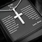 Cross Necklace – A Faithful Gift of Strength for Son or Bonus Son