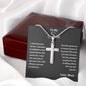 Cross Necklace – A Faithful Gift of Strength for Son or Bonus Son