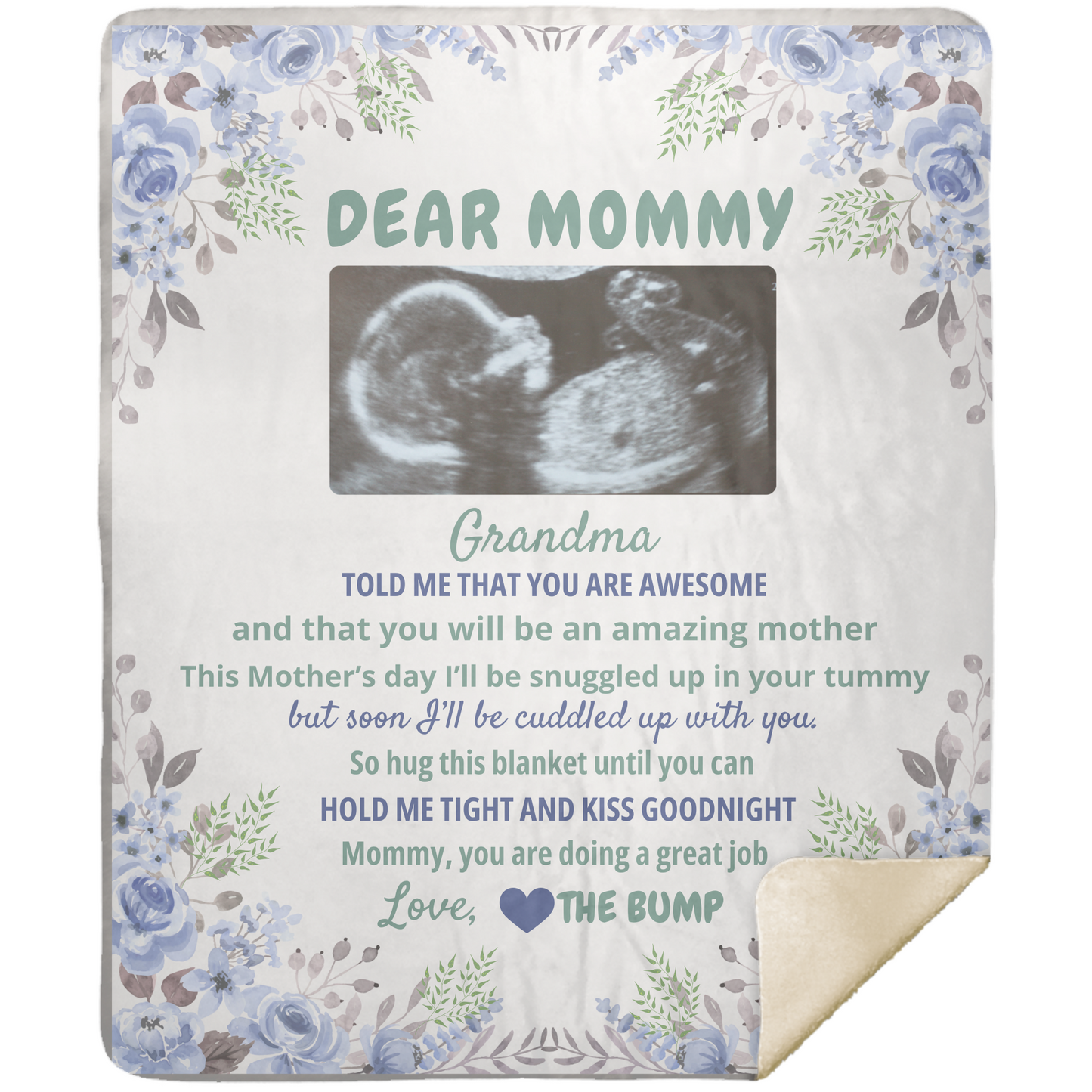 Dear Mommy Personalized Blanket