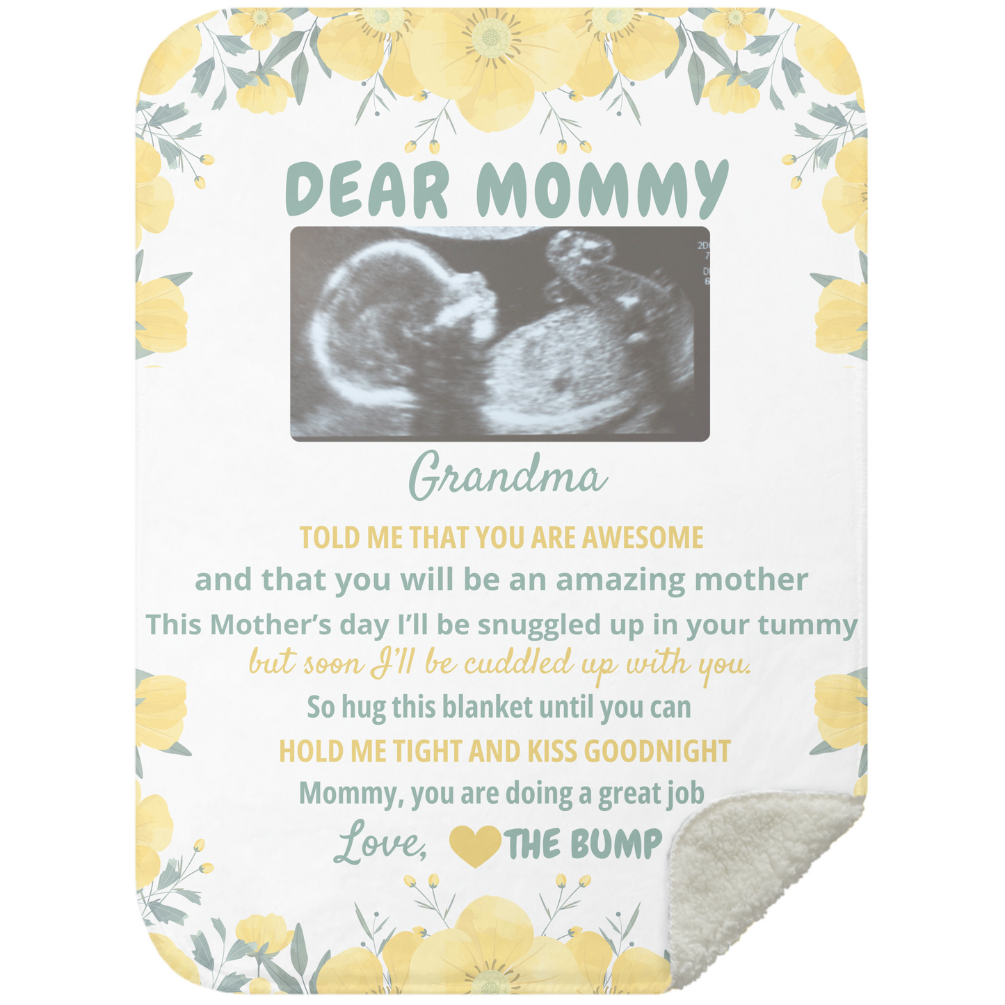 Dear Mommy Personalized Blanket