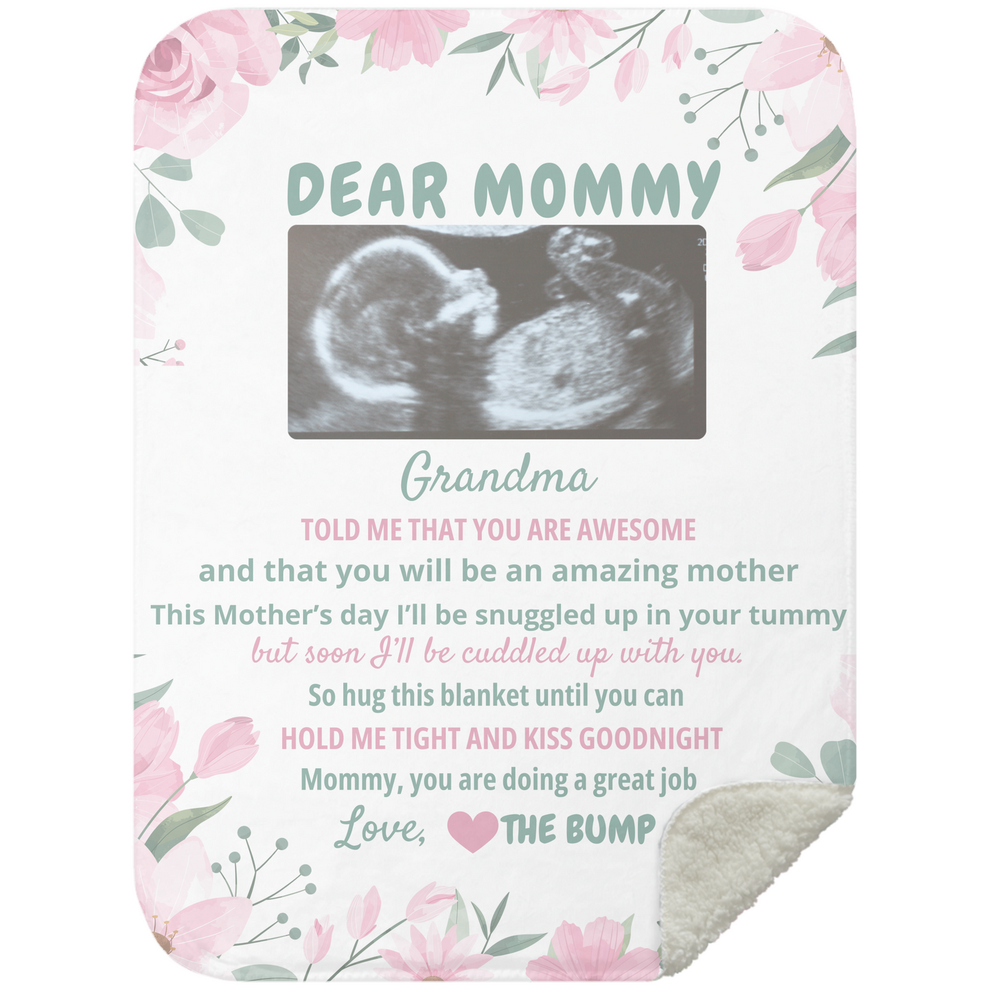 Dear Mommy Personalized Blanket